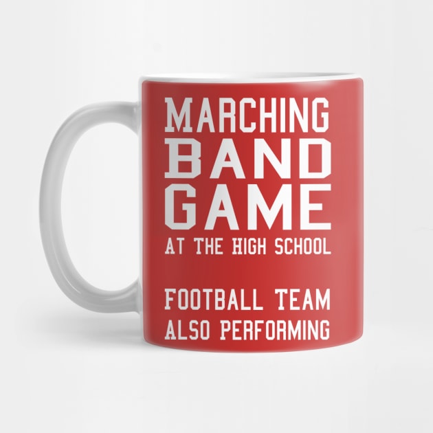 Marching Band Game - Football Team Also Performing by DropsofAwesome